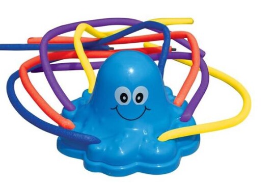 Vannleke Octopus Sprayer Koble På Hageslangen Og La Blekkspruten Kjre På Vannleke Octopus Sprayer Koble På Hageslangen Og La Blekkspruten Kjre På