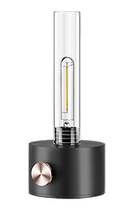 Herstal Harbor Bordlampe L Matt Svart 1669391-01-0 1669391-02-0