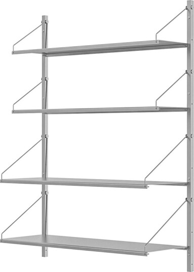 Library Hylle 108x82,5 cm, Rustfritt Stål