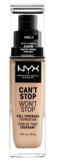 NYX Can't Stop Won't Stop Foundation Vanilla 30 ml Foundation