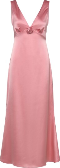 Vero Moda Vmgianna Sl Ankle Dress Exp   Coral   L