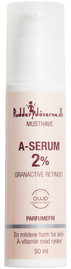 Pudderdåserne A-Serum 2% Rynkereducerende Nattserum 50 ml