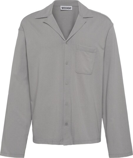 Weekday Pyjama Shirt   Grey   XL