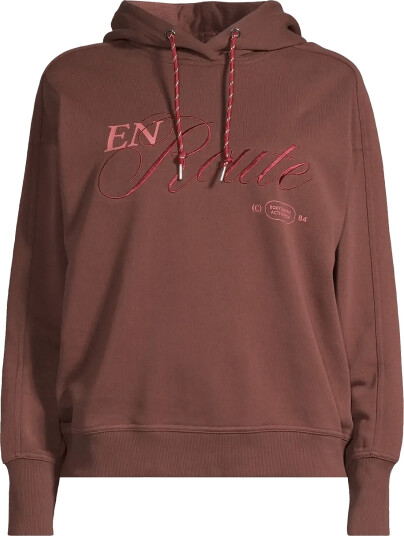 Casall Terry Relaxed Hoodie   Brown   M