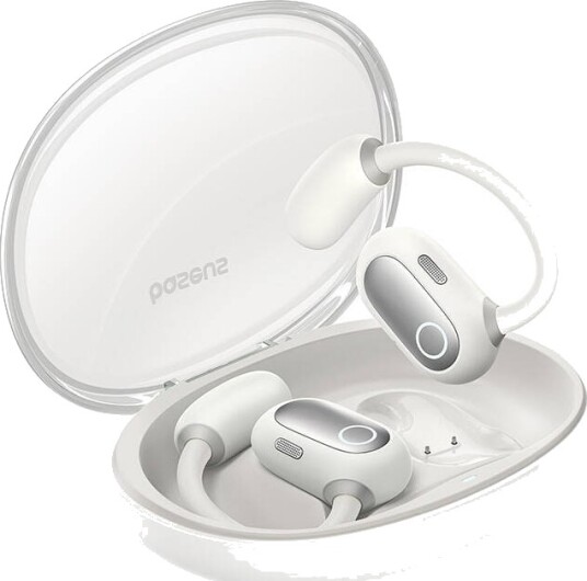 Baseus Baseus Eli Sport 1 Open-Ear Tws Stellar-Hodetelefoner, Hvite