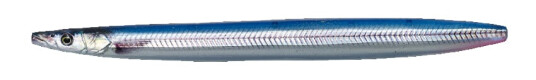 Savage Gear 3D LINE THRU SANDEEL 12.5CM 19G SINKING BLUE SILVER UV Savage Gear 3D LINE THRU SANDEEL 12.5CM 19G SINKING BLUE SILVER UV