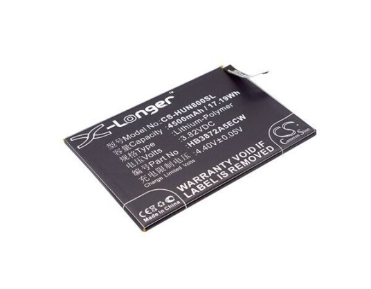 Huawei Honor Note 8 Standard Edition batteri (4500 mAh 3.82 V, Sort)