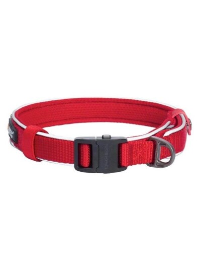 Dogness Reflective collar size M Red