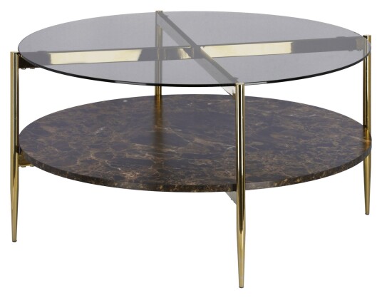 Kave Home Kamilah Sofabord - Svart, Ø84 Unoliving 1645588-01-0 1669534-01-0