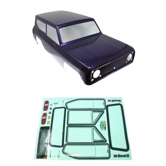 RedCat RER13195 Gen8 V2 Body Pre-Cut Purple