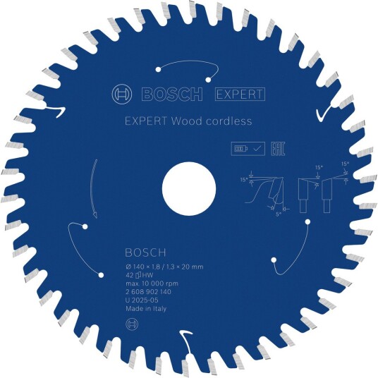 Bosch Sagblad 140x20x1,8 42t 5g wo cl exp