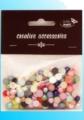 Halvperler 8 Mm Ca. 200 Stk Halvperler 8 Mm Ca. 200 Stk