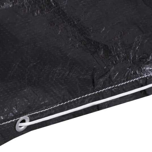 vidaXL Hagemøbeltrekk 2 stk 6 maljer 160x80x75 cm