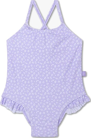 Swim Essentials Badedrakt Lilla Leopard 122 128