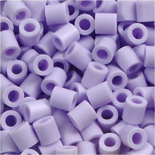 Nabbi Rørperler, Str. 5x5 Mm, Hullstr. 2,5 Mm, 6000 Stk., Lilac (24)