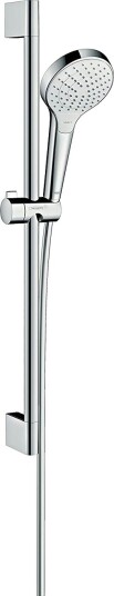Hansgrohe Croma Select S Vario dusjsett 650 mm, Hvit/Krom