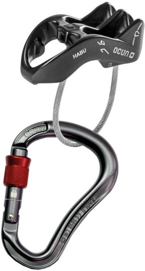 Ocun Belay Set Habu + Eagle screw anthracite Ocun Belay Set Habu + Eagle screw anthracite