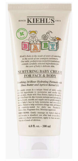 Kiehl's Næringsrik Baby Ansiktskrem 200 ml for Tørr og Sensitiv Hud