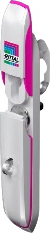Rittal Ax 2435.400 Dørhåndtak Zink Lysegrå Rosa 1 Stykker 2435400