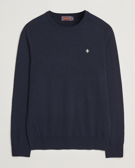 Morris Merino O-Neck Navy