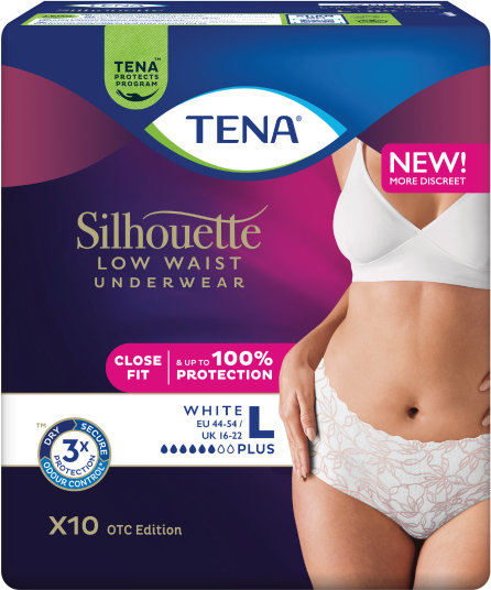 Tena Silhouette Pants Plus Low Waist 10 stk.