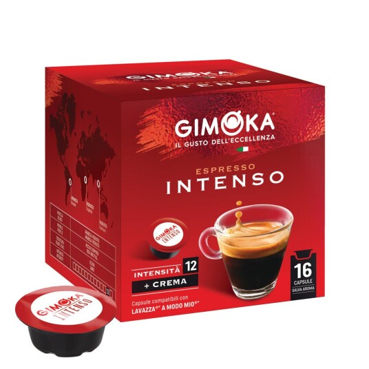 Mitac Gimoka Intenso til Lavazza a Modo Mio. 16 kapsler