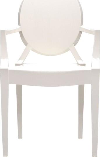 Kartell Louis Ghost Spisestol Blank Hvit Kartell Louis Ghost Spisestol Blank Hvit