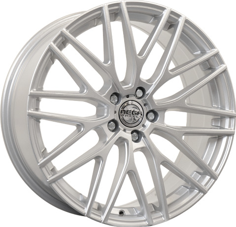 Mega Wheels Cetus Silver 7.5 x 17 CB65,10 ET40 5/108 7.5 x 17