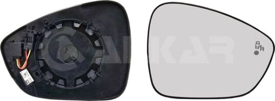 ALKAR 6448874 Speilglass, ytterspeil ALKAR 6448874 Speilglass, ytterspeil