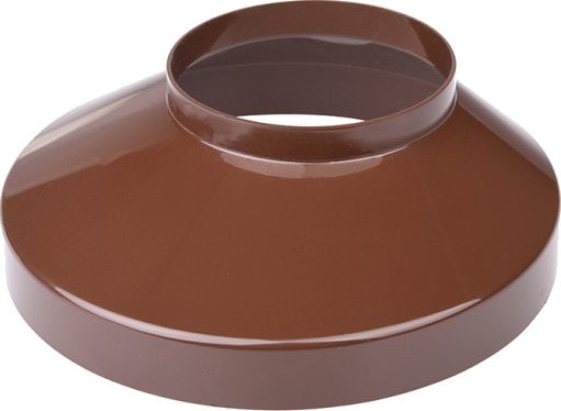 Plastmo kumkrage Ø110x130mm, brun