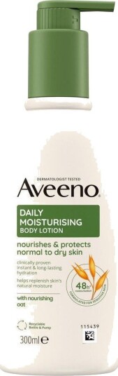 Aveeno Daily Moisturising Body Lotion 300 Ml. Daily Moisturising Kroppspleie Body Lotion Personlig Pleie
