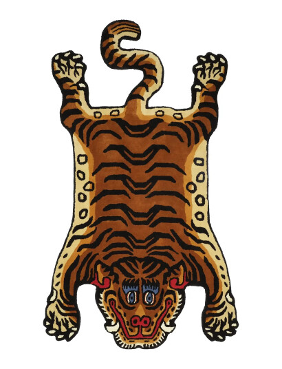Bongusta Tiger Rug - Brown - 125X70CM