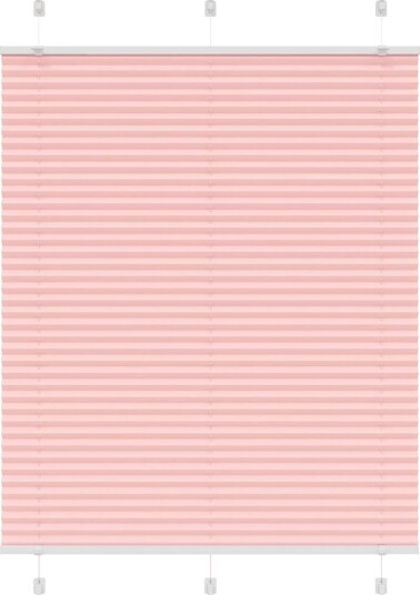 plisségardin Rosa 110x100 cm Stoff Bredde 109,4 Polyester