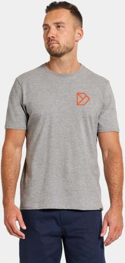 Didriksons Harald T-shirt See You Outside Grey melange