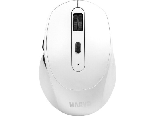 Marvo Mus Marvo Wm106w Wh Mus, 1600Dpi, Bluetooth A 2,4Ghz, Optisk, 6 Klasse, Trådløs, Hvit, Innebygd Batteri, Kontor, Lydløs, Dua