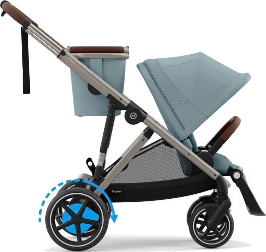Cybex e-GAZELLE S Sportsvogn Stormy Blue/Taupe Cybex e-GAZELLE S Sportsvogn Stormy Blue/Taupe