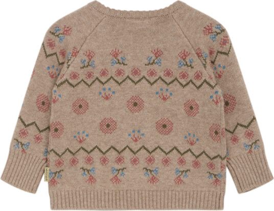 Hust and Claire  Pusle Pullover Sand melange (86 / 1,5 år)
