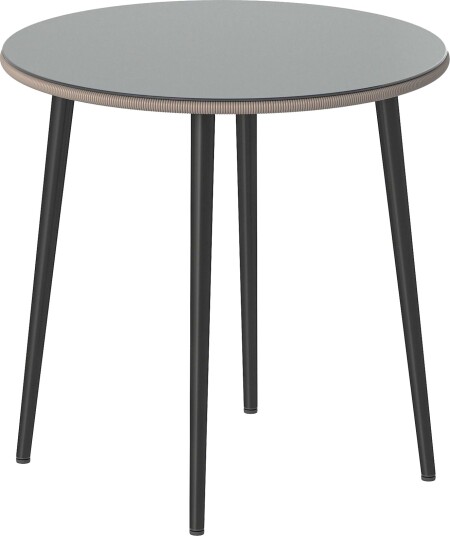 Stålhagebord – justerbart rottingkant plass til 4 Stålhagebord – justerbart rottingkant plass til 4