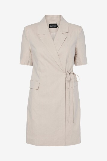 Pieces Kjole pcTiki Blazer Dress Beige