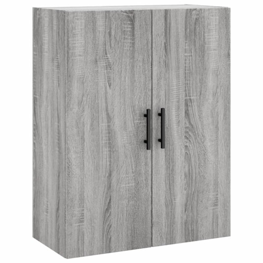 vidaXL Highboard grå sonoma 69,5x34x180 cm konstruert tre 8720845475970
