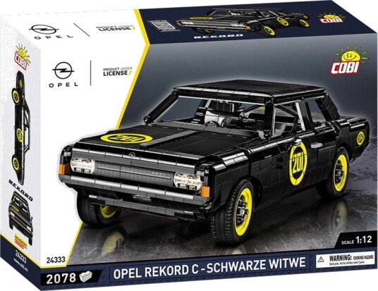 Cobi Byggesett 2078 Deler Opel Rekord C "Black Widow"
