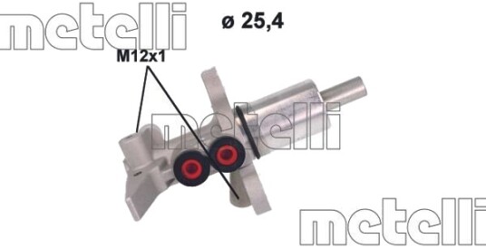 METELLI 05-1195 Hovedbremsesylinder METELLI 05-1195 Hovedbremsesylinder