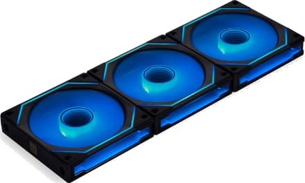 Lian Li Uni Fan SL-Infinity 120mm RGB Vifter 3-pakning Svart Lian Li Uni Fan SL-Infinity 120mm RGB Vifter 3-pakning Svart