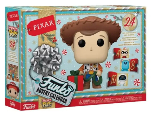 Disney Funko Julekalender Pixar med 24 LÃ¥ger