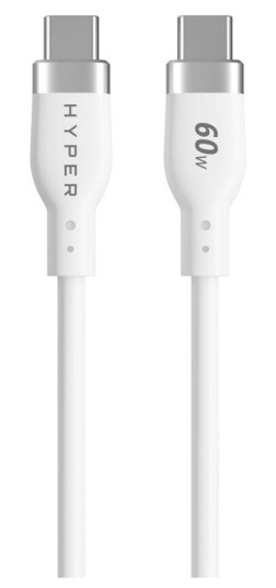 Targus 1.5m Silicone USB-C to USB-C 60W White
