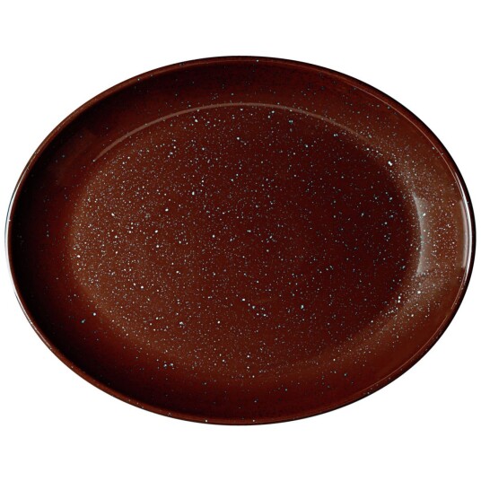 Vega Serveringsfat Alessia oval 32.5x25.5x3.5 cm Brun 3 Stykk / Forpakning