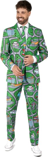 OppoSuits Suitmeister Carpet City Green Dress - XX-Large OppoSuits Suitmeister Carpet City Green Dress - XX-Large