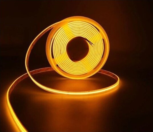 5m 10W/m Ravfarget COB LED strip 24V DC IP67 320 LED pr. meter COB LED 5m 10W/m Ravfarget COB LED strip 24V DC IP67 320 LED pr. meter COB LED