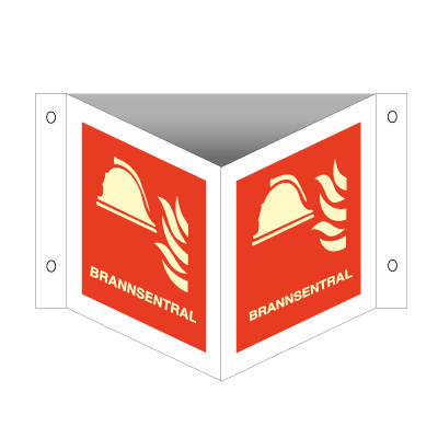 Jo Safety Brannsentral Etterlysende Alu. 200 x mm 6305040