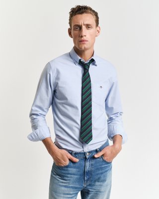 GANT Regular Fit Oxford Shirt Light Blue
